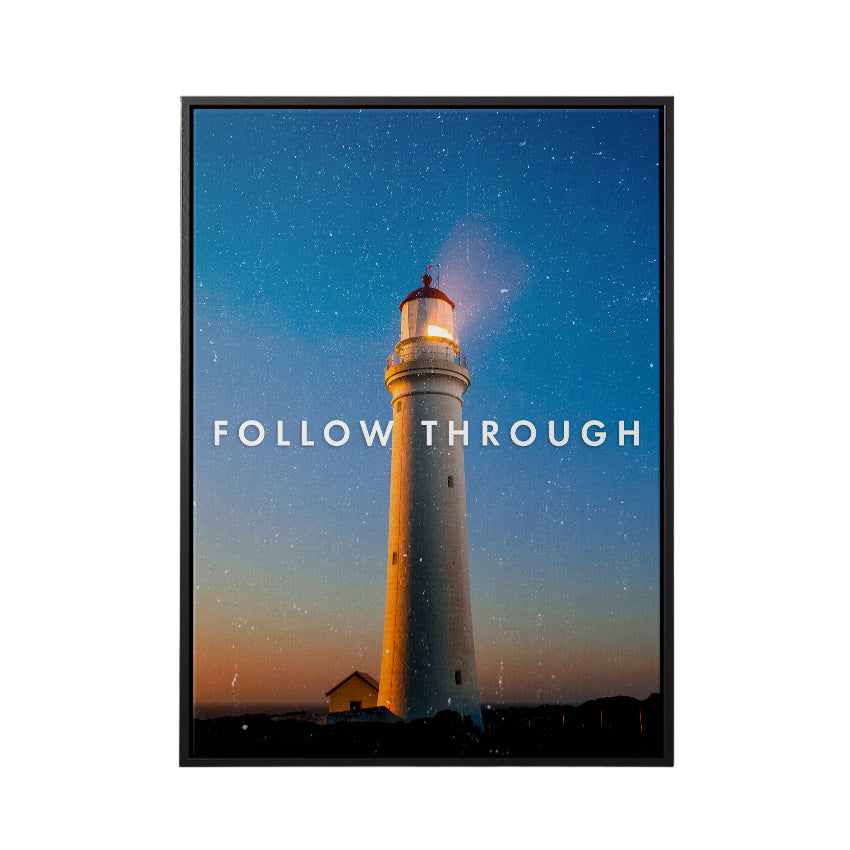 Discover Landscape Canvas Art, Follow Through - Lighthouse Light tower Photography Wall Art, Follow Through by Original Greattness™ Canvas Wall Art Print