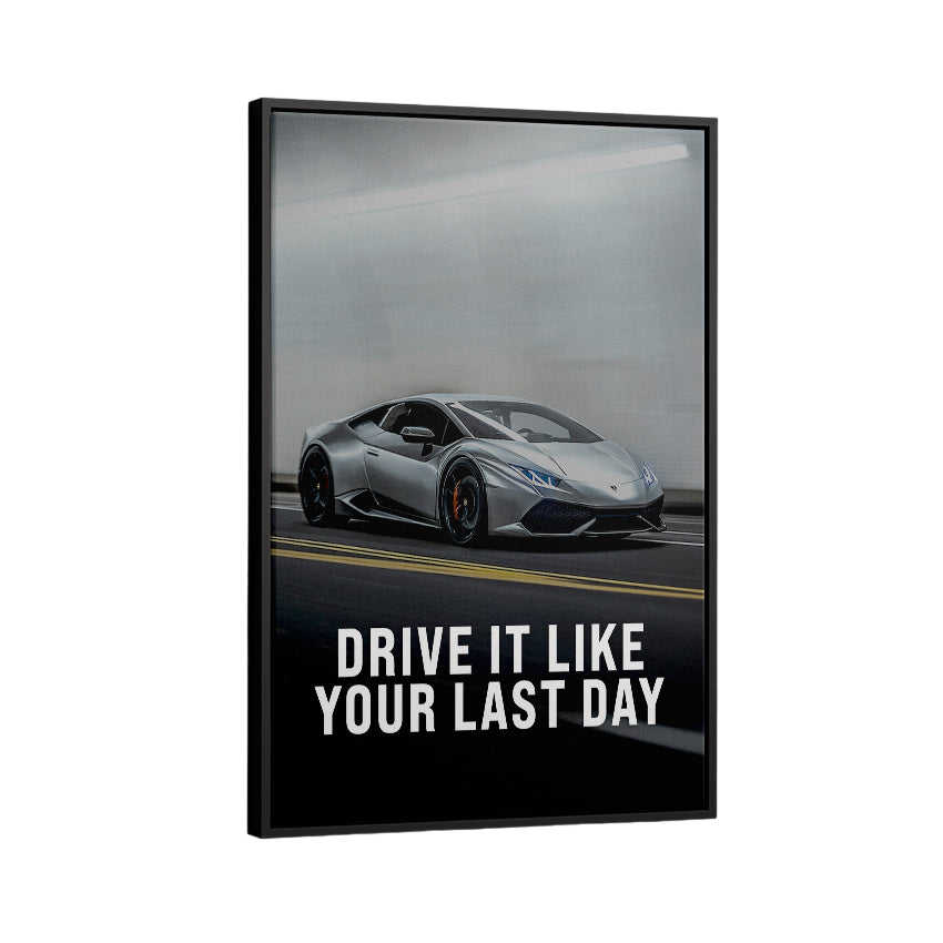 Discover Lamborghini Car Canvas Art, Drive It | Lamborghini Sport Car Wall Art, DRIVE IT - Lamborghini by Original Greattness™ Canvas Wall Art Print