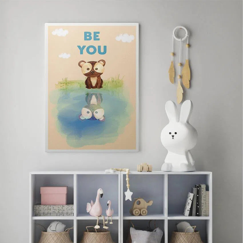 Discover Kids Canvas Wall Art, Be you Kids Canvas Art | Motivational Kids Canvas Wall Art , BE YOU by Original Greattness™ Canvas Wall Art Print