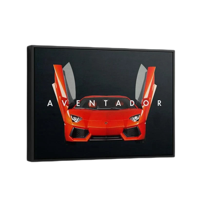 Discover Sport Cars Canvas Art, Lamborghini Aventador Sport Car Wall Art, AVENTADOR by Original Greattness™ Canvas Wall Art Print