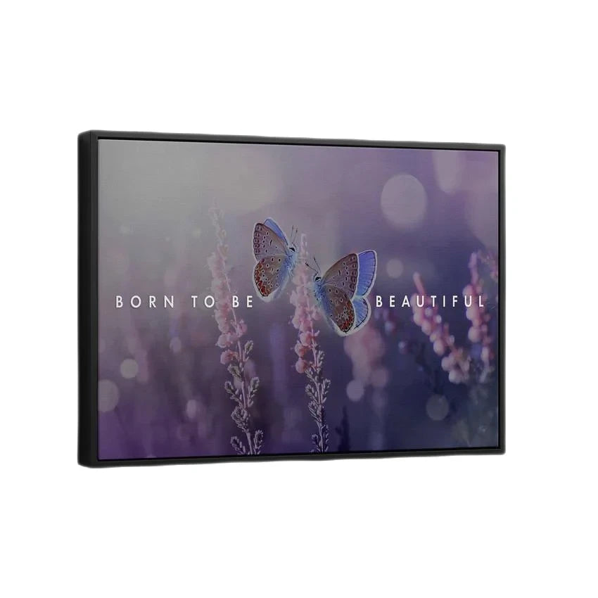 Discover Landscape Canvas Art, Be Beautiful Butterflies Nature Canvas Art , BE BEAUTIFUL by Original Greattness™ Canvas Wall Art Print