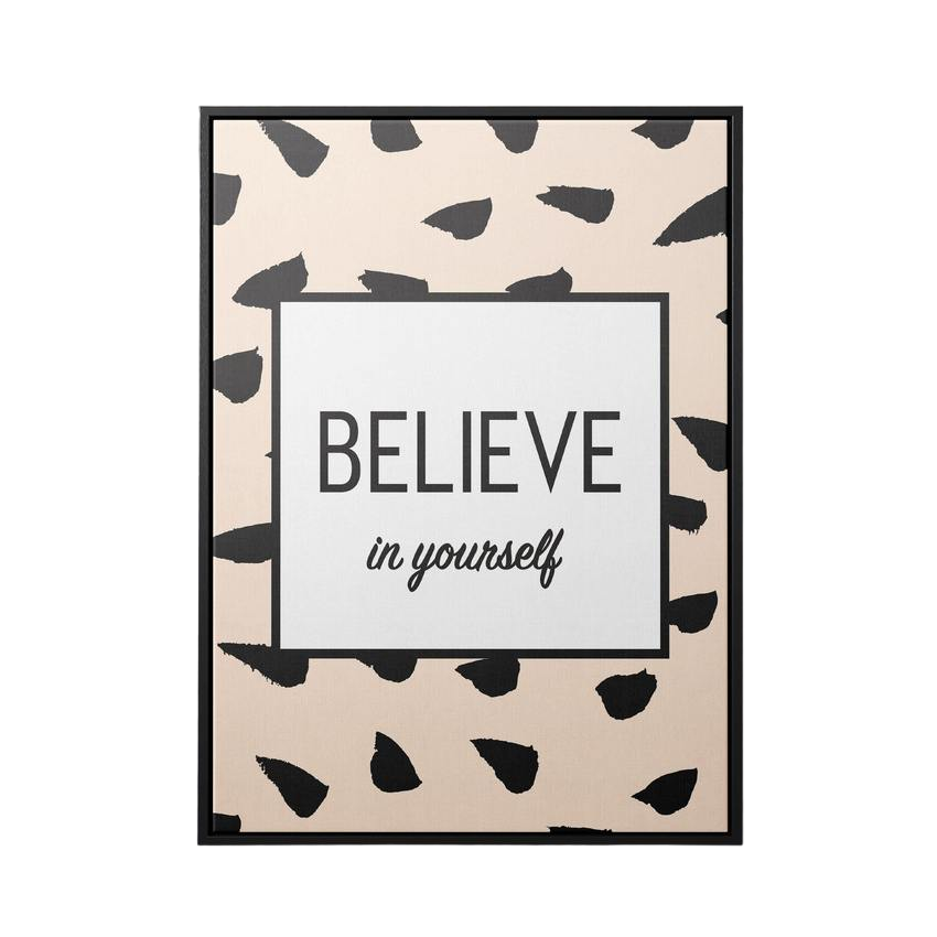 Discover Women Inspirational Wall Art, Believe in You Inspirational Women Canvas Art, BELIEVE IN YOU (WOMEN) by Original Greattness™ Canvas Wall Art Print