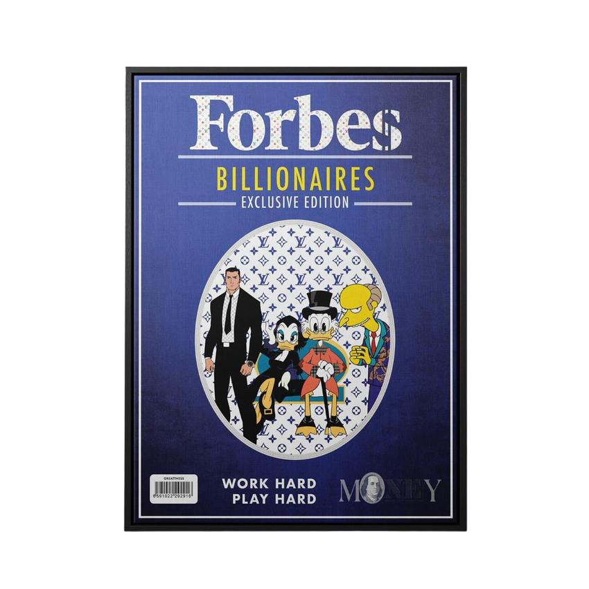 Discover Forbes Canvas Art, Billionaires Luxury Forbes Canvas Art, BILLIONAIRES by Original Greattness™ Canvas Wall Art Print