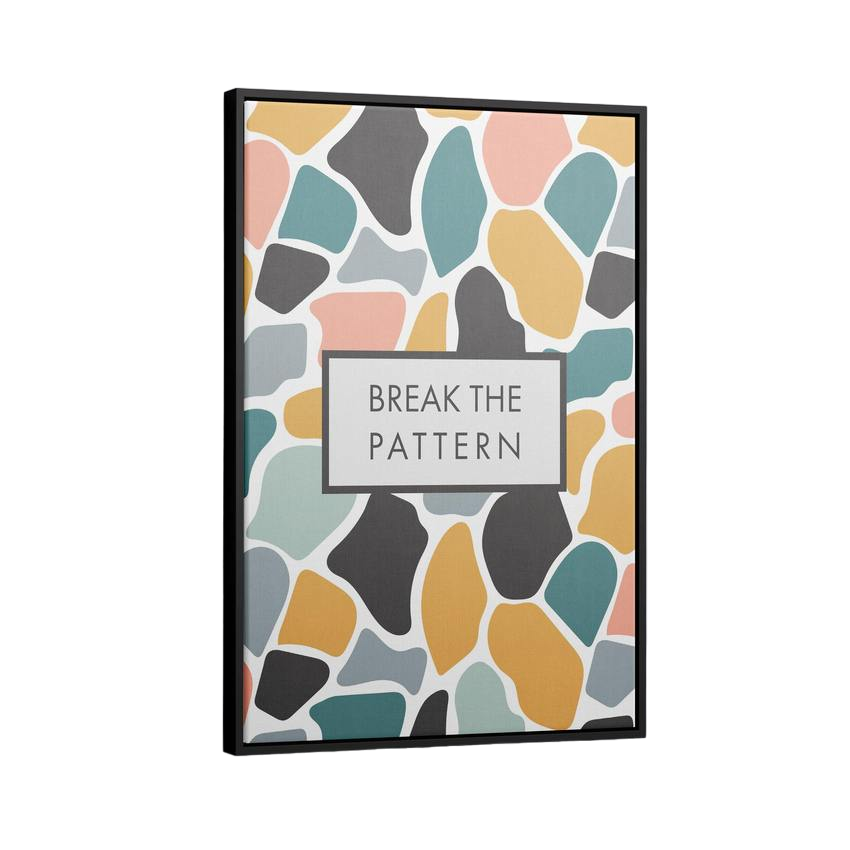 Discover Women Canvas Wall Art, Break the Pattern (Women) Canvas Art, BREAK THE PATTERN (WOMEN) by Original Greattness™ Canvas Wall Art Print