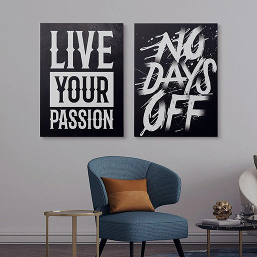 Greattness motivational quote canvas art bundle