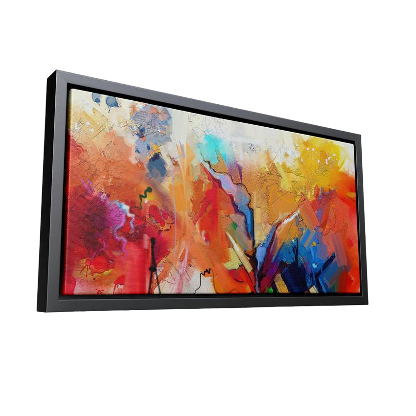 Discover Colorful Pastel Oil Painting Wall Art, Colorful up - Modern Abstract Pastel Canvas Art Prints, COLORFUL UP by Original Greattness™ Canvas Wall Art Print