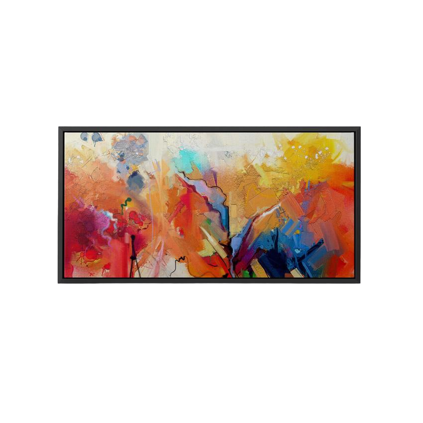 Discover Colorful Pastel Oil Painting Wall Art, Colorful up - Modern Abstract Pastel Canvas Art Prints, COLORFUL UP by Original Greattness™ Canvas Wall Art Print