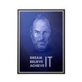 Discover Shop Steve Jobs Canvas Art, Dream it. Believe it. Achieve it. Steve Jobs Wall Art , DREAM IT. STEVE JOBS CANVAS by Original Greattness™ Canvas Wall Art Print