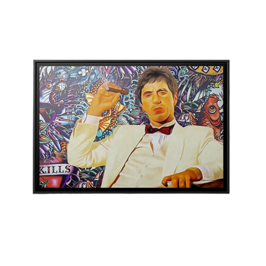 Discover Tony Montana Canvas Art, Give Respect - Iconic King Montana Canvas Wall Art, GIVE RESPECT by Original Greattness™ Canvas Wall Art Print