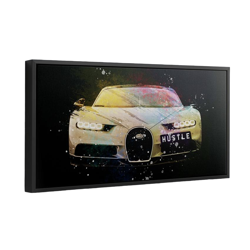 Discover Bugatti Motivational Canvas Art, Gold Bugatti - Sport Car Vehicle Wall Art Paint, GOLD Bugatti by Original Greattness™ Canvas Wall Art Print