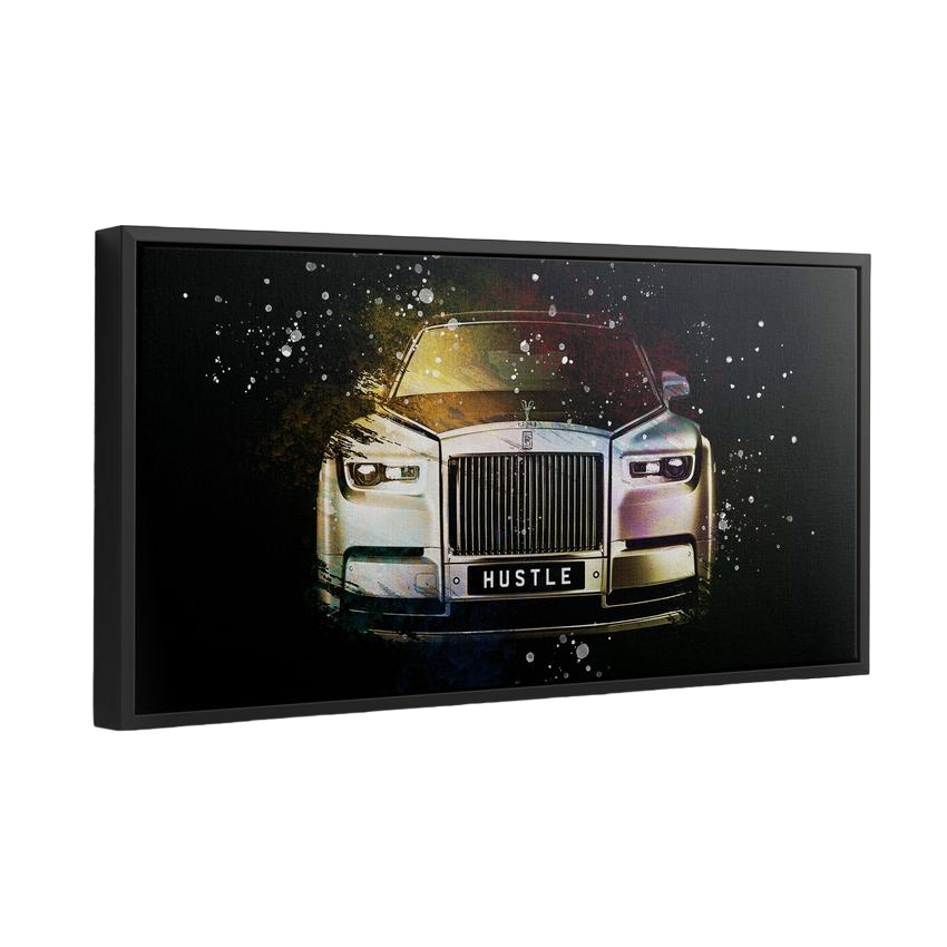 Discover Rolls Royce Cars Wall Art, Luxury Rolls Royce Phantom Wall Art, GOLD ROLLS by Original Greattness™ Canvas Wall Art Print