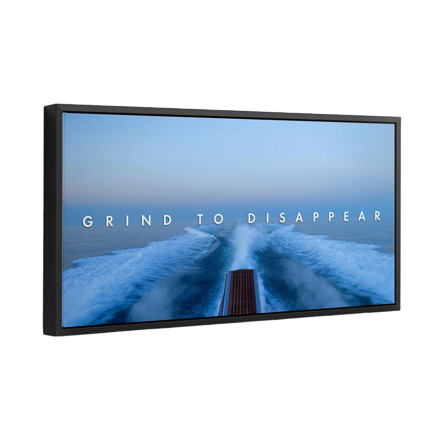 Discover Landscape Ocean Canvas Art, Yacht Sea Ozean, Grind to Disappear Canvas Wall Art, GRIND TO DISAPPEAR CANVAS by Original Greattness™ Canvas Wall Art Print