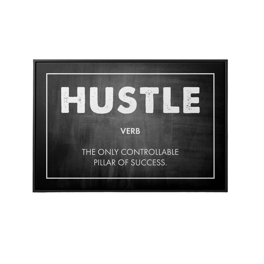 Discover Motivational Canvas Art, Hustle Canvas Art | Motivational Artwork, HUSTLE by Original Greattness™ Canvas Wall Art Print