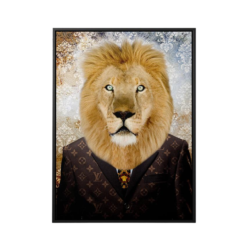 Discover Lion Suit Canvas Art, Louis Vuitton LV Lion Suit Canvas Wall Art, Louis Vuitton LION by Original Greattness™ Canvas Wall Art Print