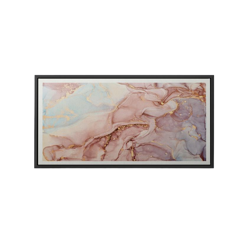 Discover Modern Marble Canvas Art, Abstract Modern Rose and Gold Marble Canvas Wall Art Prints , MARBLE FLOW by Original Greattness™ Canvas Wall Art Print