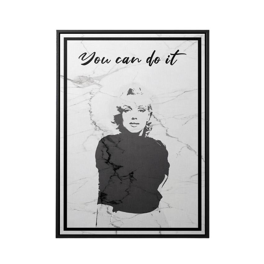 Discover Shop Marilyn Monroe Wall Art, Marilyn Monroe Black White Vintage Canvas Wall Art, Marilyn Monroe Canvas by Original Greattness™ Canvas Wall Art Print