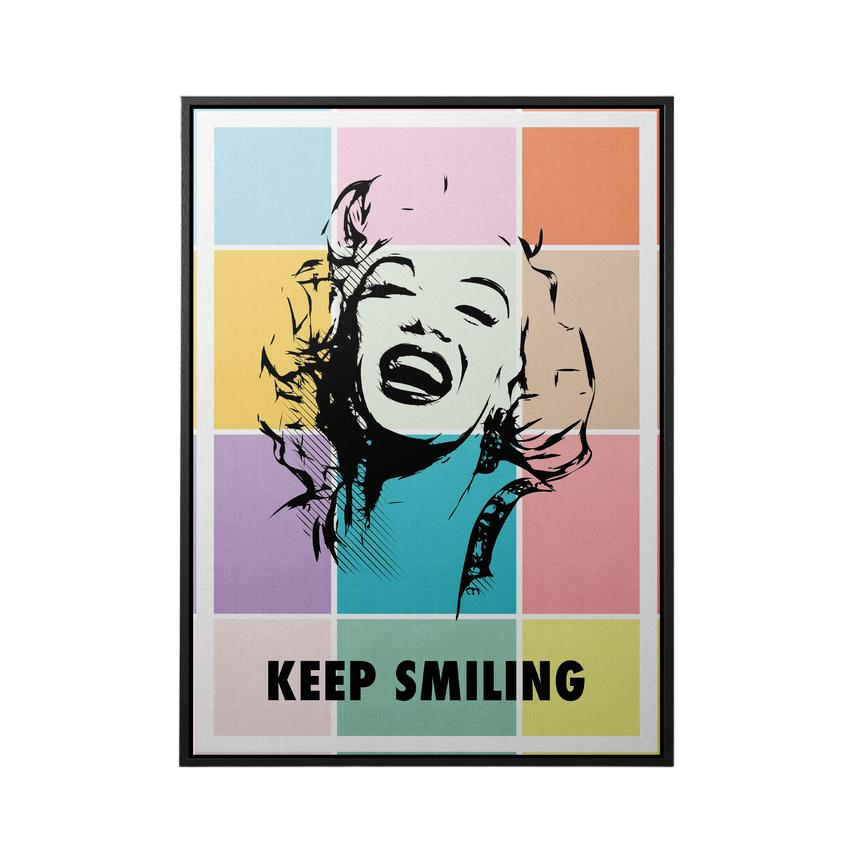 Discover Marilyn Monroe Canvas Art, Marilyn Monroe Happiness Colorful Canvas Wall Art, Marilyn Monroe Colorful by Original Greattness™ Canvas Wall Art Print