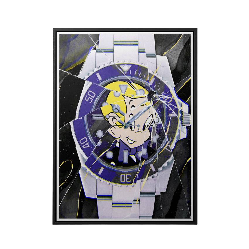 Discover Shop Richie Rich Canvas Art, Richie Rich Watch Luxury Canvas Art, RICHIE RICH WATCH by Original Greattness™ Canvas Wall Art Print