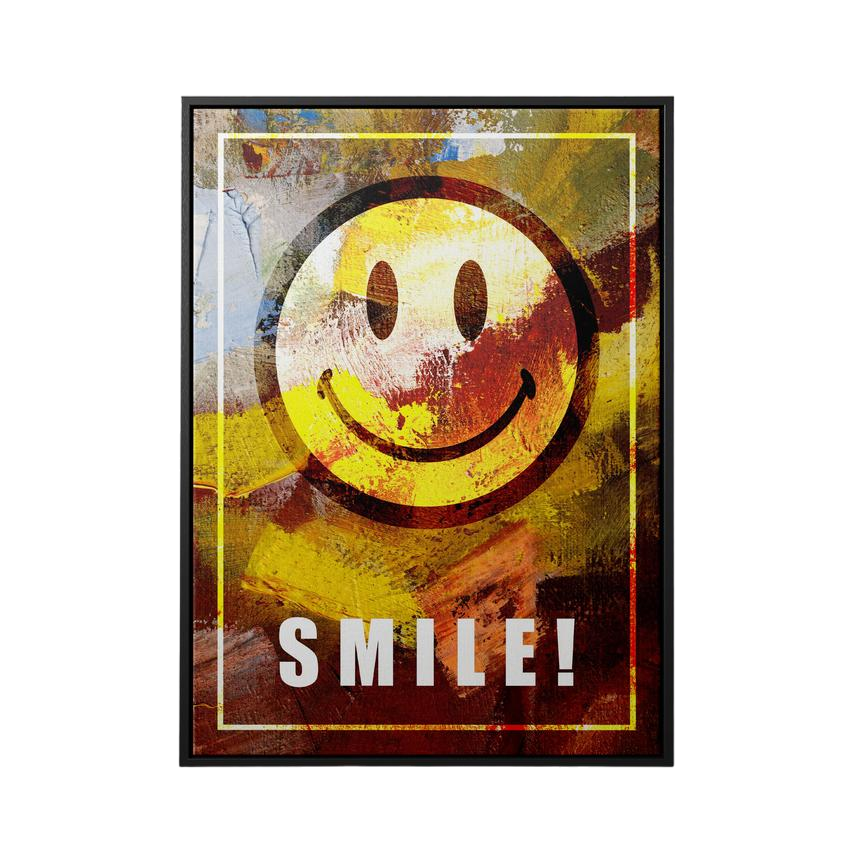 Discover Shop Smile Wall Art, Smile Art Happiness Motivational Canvas Wall Art, SMILE ART by Original Greattness™ Canvas Wall Art Print