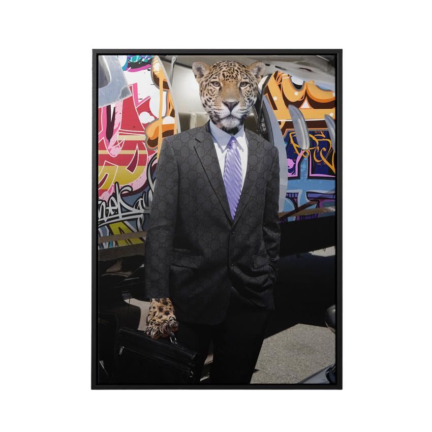 Discover Motivational Canvas Art, Cheetah Business Canvas Art | Iconic King Artwork for Office, CHEETAH BUSINESS by Original Greattness™ Canvas Wall Art Print