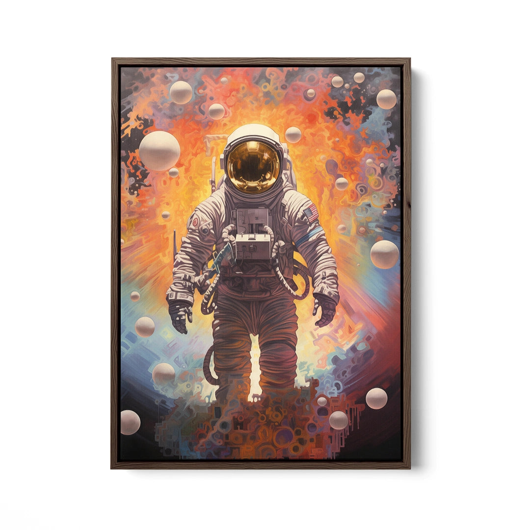 Discover Shop Space Canvas Art, Colorful Astronaut Pop Art Space Painting Wall Art, ASTRONAUT INTERSTELLAR by Original Greattness™ Canvas Wall Art Print