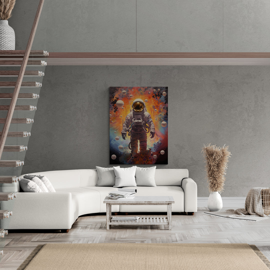 Discover Shop Space Canvas Art, Colorful Astronaut Pop Art Space Painting Wall Art, ASTRONAUT INTERSTELLAR by Original Greattness™ Canvas Wall Art Print