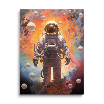 Discover Shop Space Canvas Art, Colorful Astronaut Pop Art Space Painting Wall Art, ASTRONAUT INTERSTELLAR by Original Greattness™ Canvas Wall Art Print