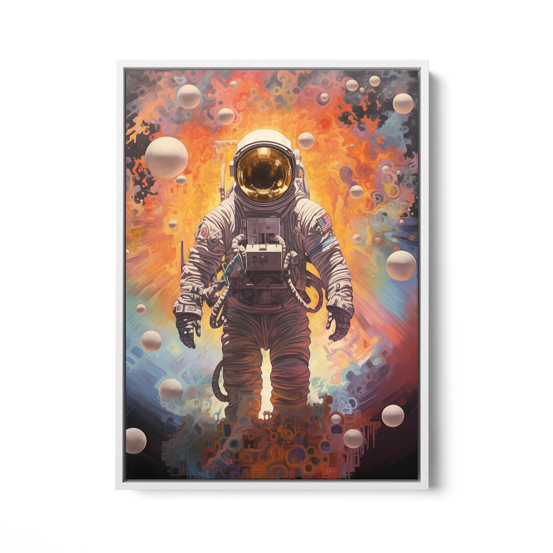 Discover Shop Space Canvas Art, Colorful Astronaut Pop Art Space Painting Wall Art, ASTRONAUT INTERSTELLAR by Original Greattness™ Canvas Wall Art Print