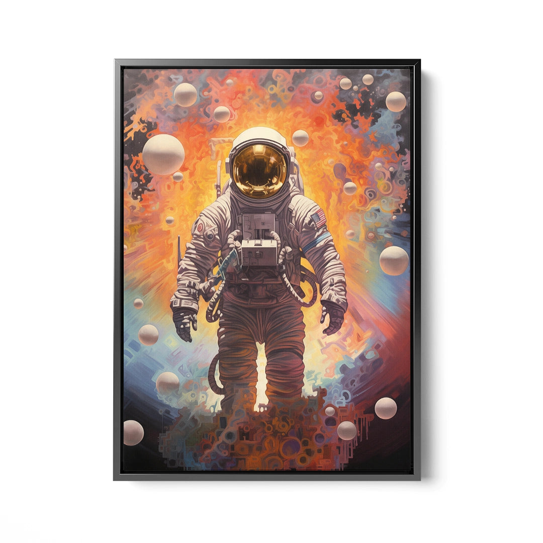 Discover Shop Space Canvas Art, Colorful Astronaut Pop Art Space Painting Wall Art, ASTRONAUT INTERSTELLAR by Original Greattness™ Canvas Wall Art Print