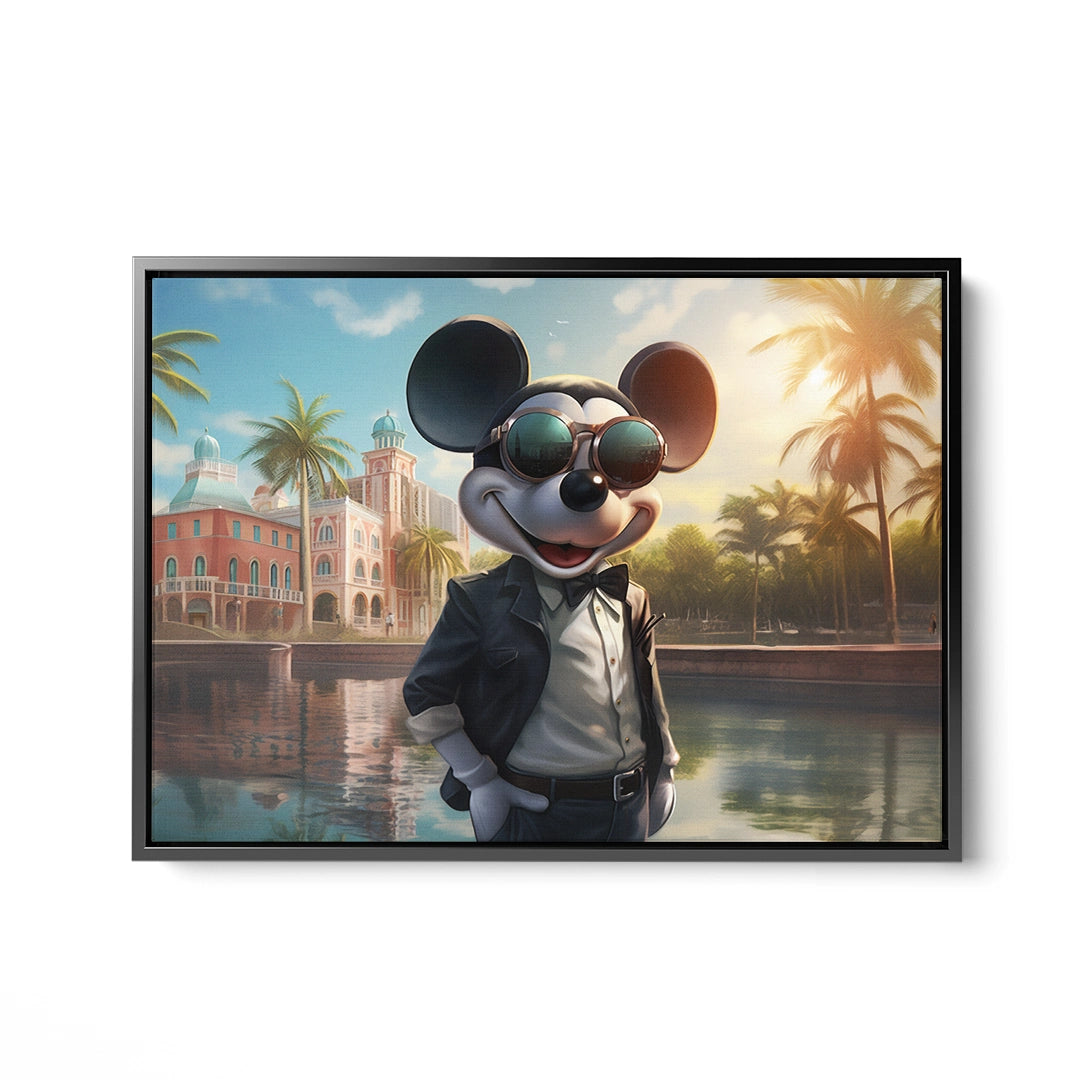 Discover Mickey Mouse Canvas Art, Mickey Mouse Suit Hollywood Disney Canvas Art, BUSINESS MOUSE by Original Greattness™ Canvas Wall Art Print