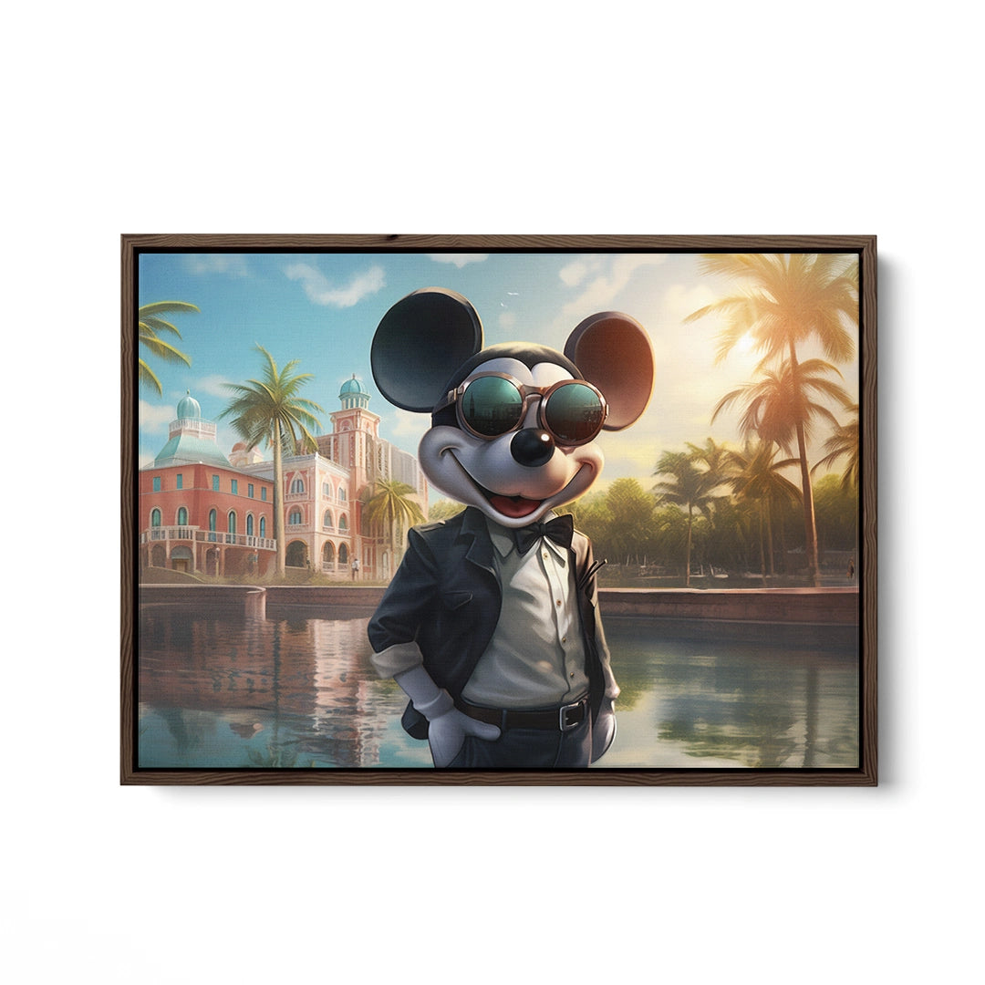 Discover Mickey Mouse Canvas Art, Mickey Mouse Suit Hollywood Disney Canvas Art, BUSINESS MOUSE by Original Greattness™ Canvas Wall Art Print