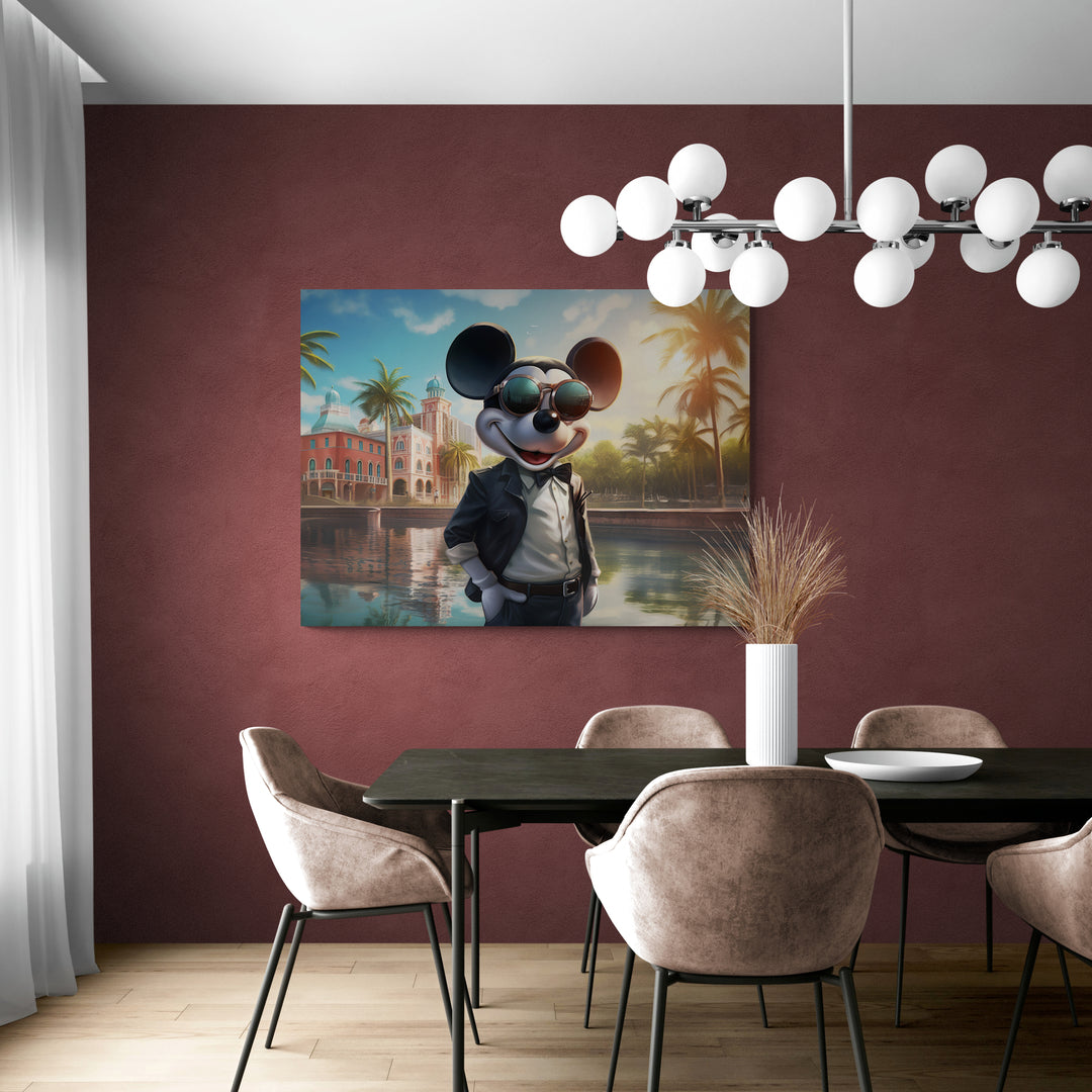 Discover Mickey Mouse Canvas Art, Mickey Mouse Suit Hollywood Disney Canvas Art, BUSINESS MOUSE by Original Greattness™ Canvas Wall Art Print