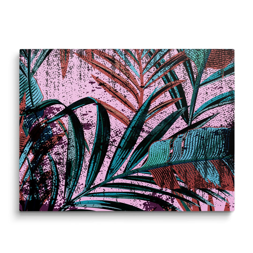 Discover Greattness Original, Abstract Oil Painting Wall Art, TROPICAL RAIN by Original Greattness™ Canvas Wall Art Print