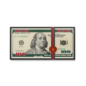 Discover Shop Money Wall Art, Benny Billions Dollar Money Canvas Wall Art, BENNY BILLIONS by Original Greattness™ Canvas Wall Art Print