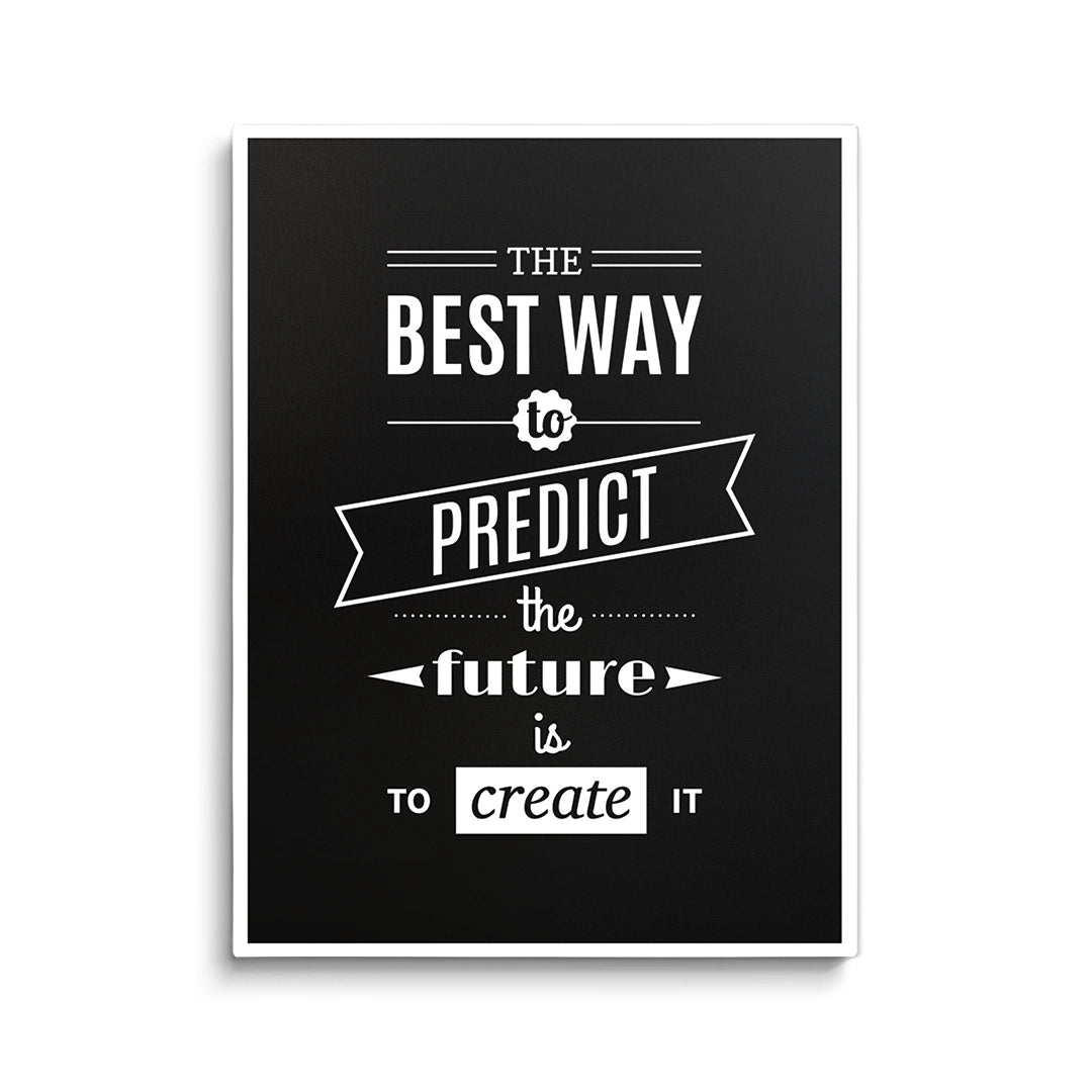 Discover Motivational Workspace Canvas Art, Motivational Quote Canvas Art for Home & Office, CREATE THE FUTURE by Original Greattness™ Canvas Wall Art Print