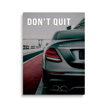 Discover AMG Cars Canvas Art, Don't Quit | Mercedes AMG Canvas Print, DON'T QUIT by Original Greattness™ Canvas Wall Art Print