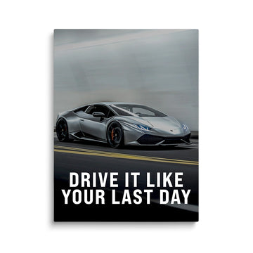 Discover Lamborghini Car Canvas Art, Drive It | Lamborghini Sport Car Wall Art, DRIVE IT - Lamborghini by Original Greattness™ Canvas Wall Art Print