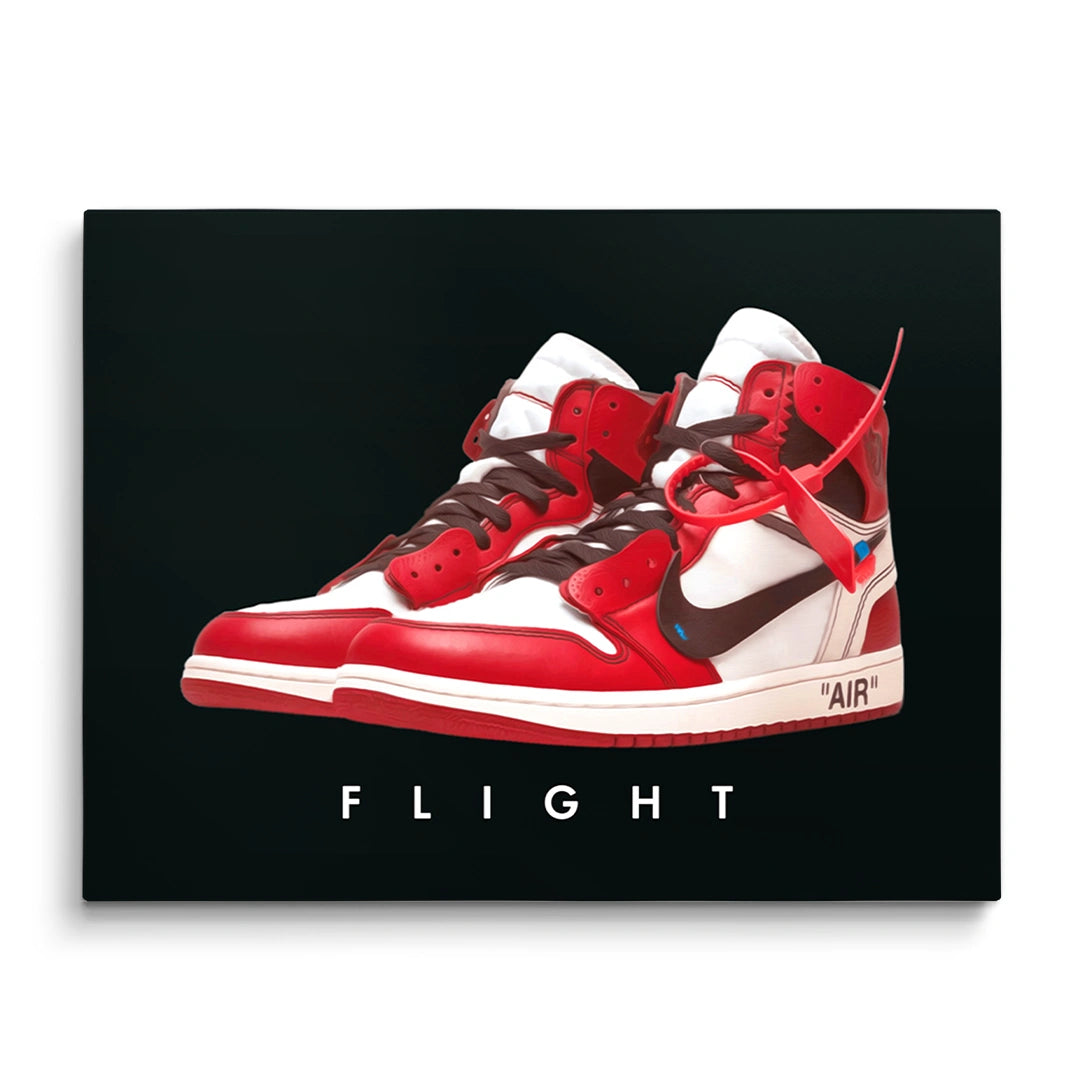 Discover Nike Air Canvas Wall Art, Nike Air Canvas Art - Sneaker Fashion Wall Art , FLIGHT by Original Greattness™ Canvas Wall Art Print