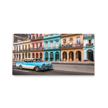 Discover Inspirational Havana Canvas Art, Havana Vibes - Cuba Havana Car Canvas Wall Art, Havana Vibes by Original Greattness™ Canvas Wall Art Print