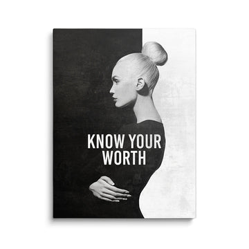 Know Your Worth Canvas