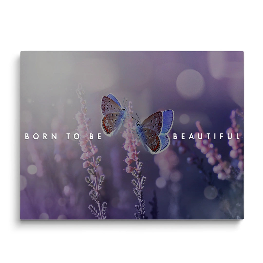 Discover Landscape Canvas Art, Be Beautiful Butterflies Nature Canvas Art , BE BEAUTIFUL by Original Greattness™ Canvas Wall Art Print