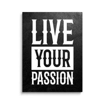 Discover Motivational Office Wall Art, Live Your Passion Quote Sign Success Canvas Art Wall Decor, LIVE YOUR PASSION by Original Greattness™ Canvas Wall Art Print