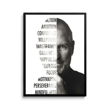 STEVE JOBS BLACK & WHITE