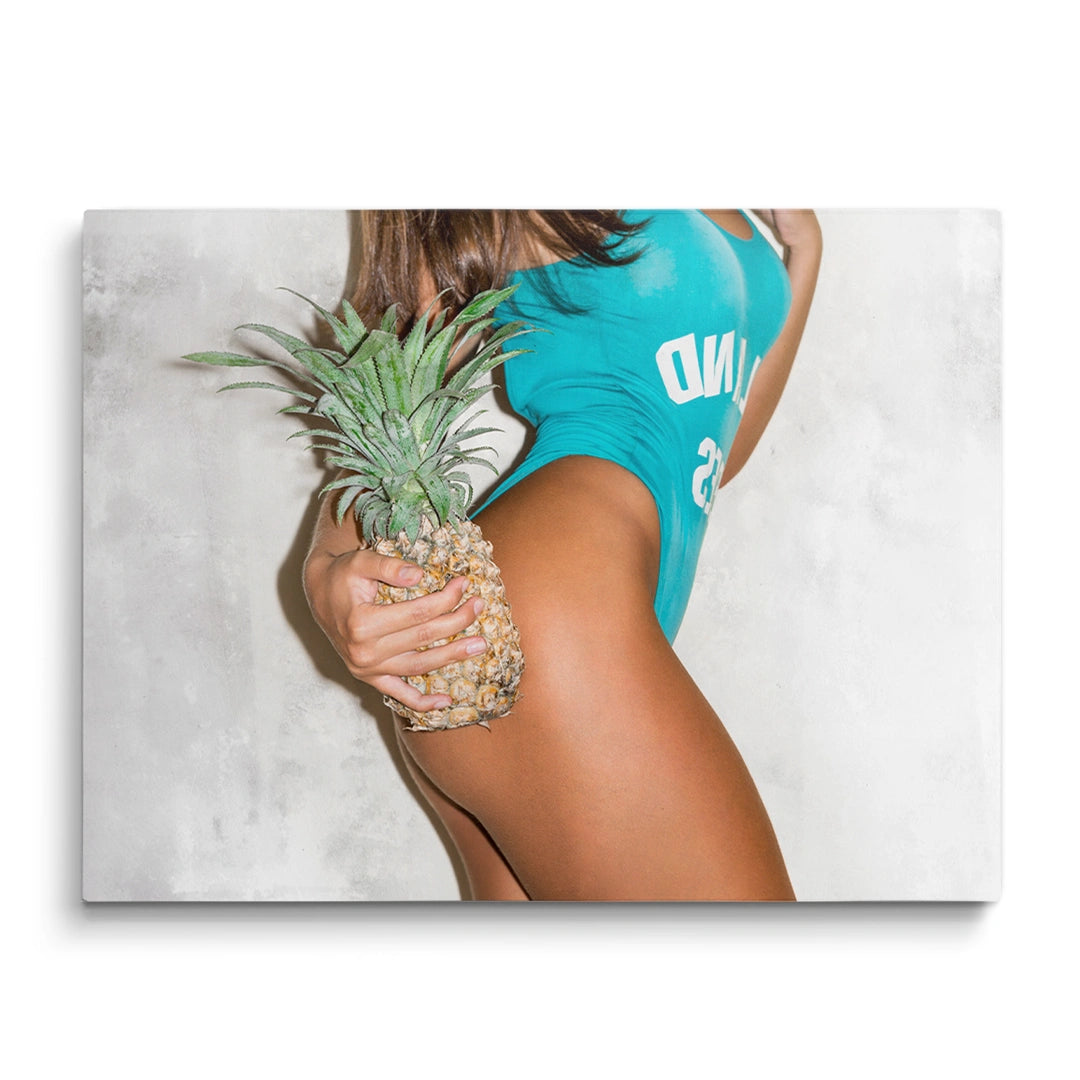 Discover Modern Photography Canvas Art, Modern Nude Female Form Inspirational Wall Art | Pineapple Feelings, Pineapple Feelings by Original Greattness™ Canvas Wall Art Print