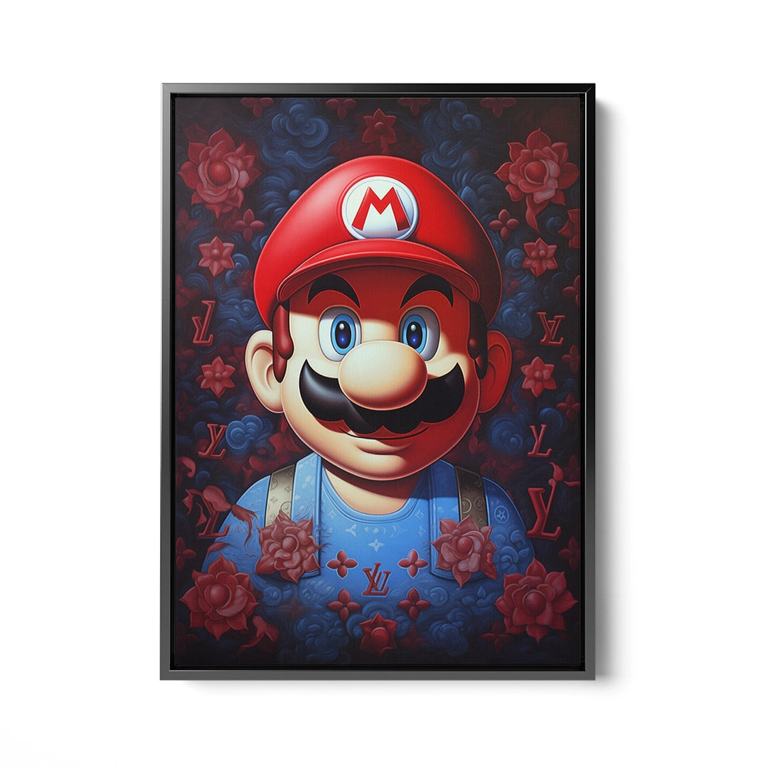 Discover Super Mario Canvas Art, Super Mario Luigi Louis Vuitton Canvas Art, SUPER MARIO VUITTON by Original Greattness™ Canvas Wall Art Print