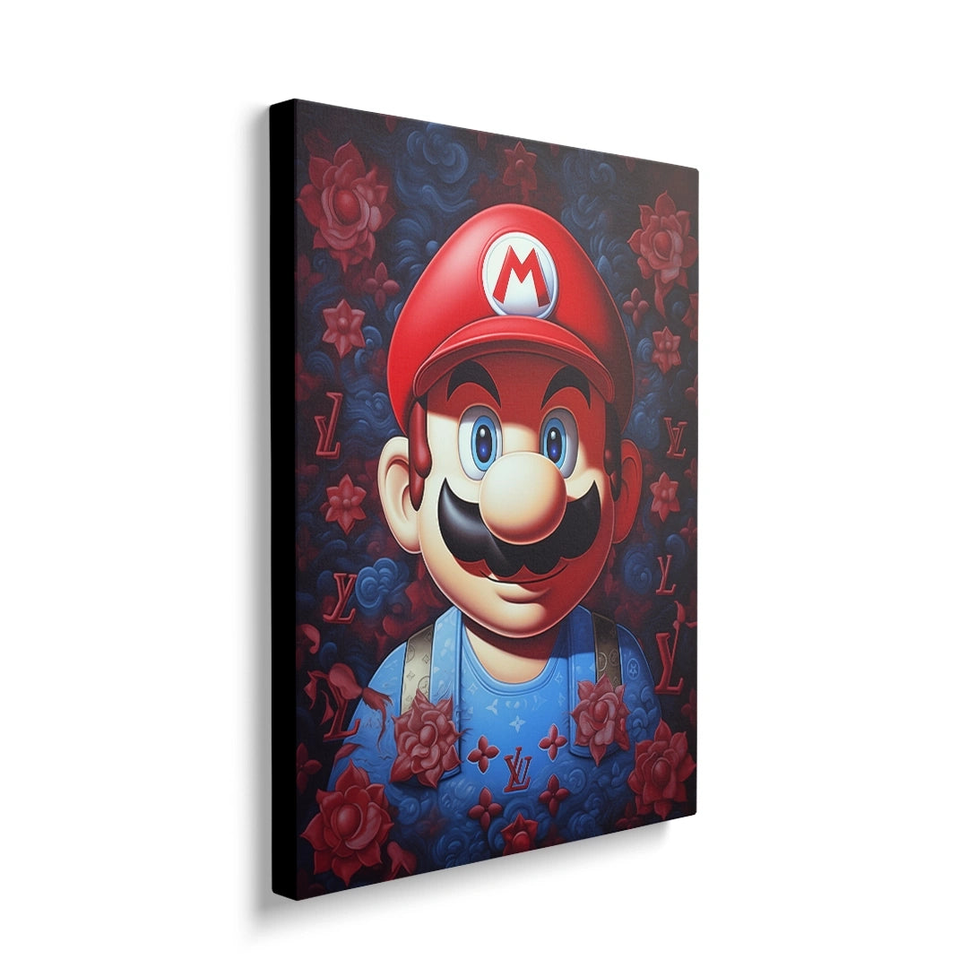 Discover Super Mario Canvas Art, Super Mario Luigi Louis Vuitton Canvas Art, SUPER MARIO VUITTON by Original Greattness™ Canvas Wall Art Print