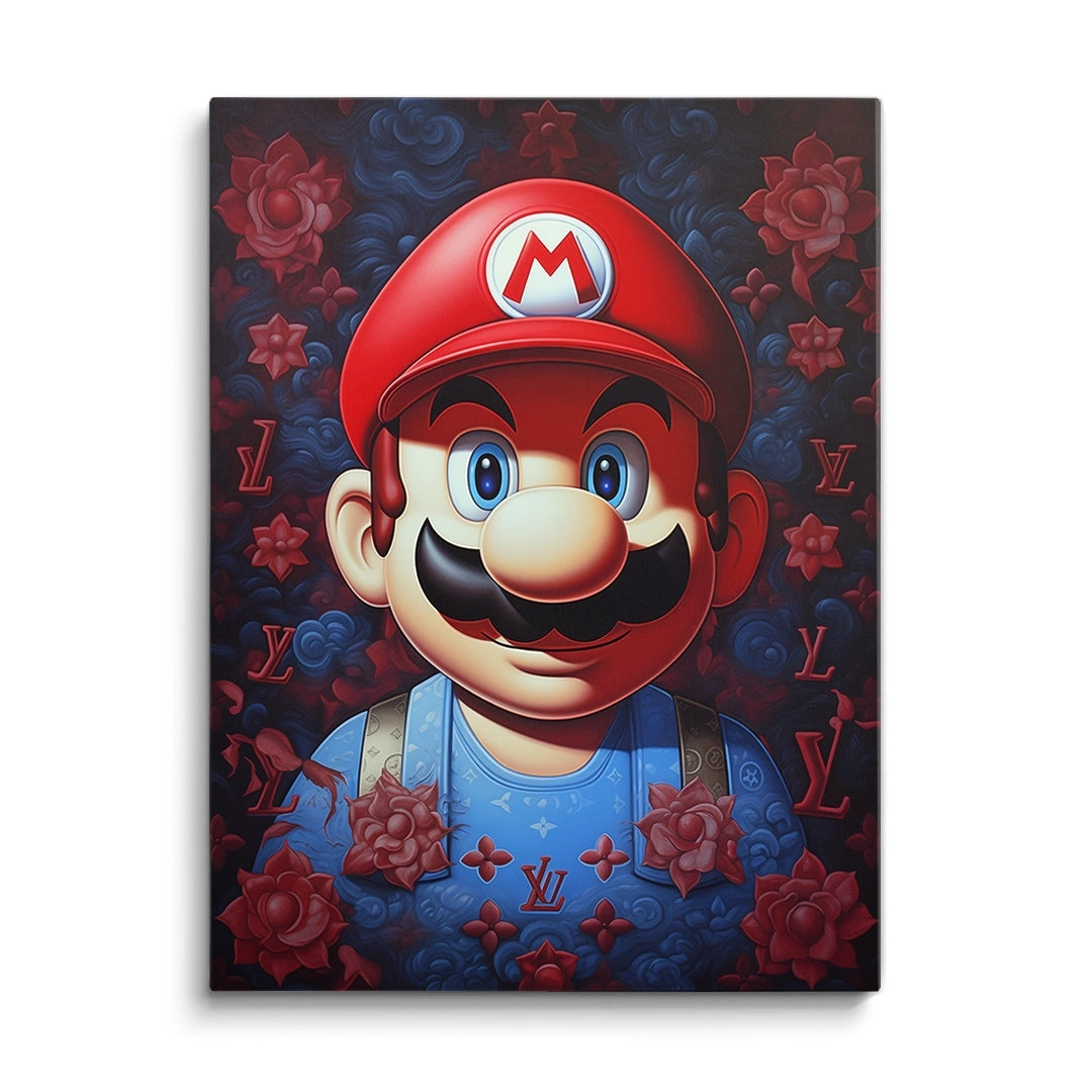 Discover Super Mario Canvas Art, Super Mario Luigi Louis Vuitton Canvas Art, SUPER MARIO VUITTON by Original Greattness™ Canvas Wall Art Print