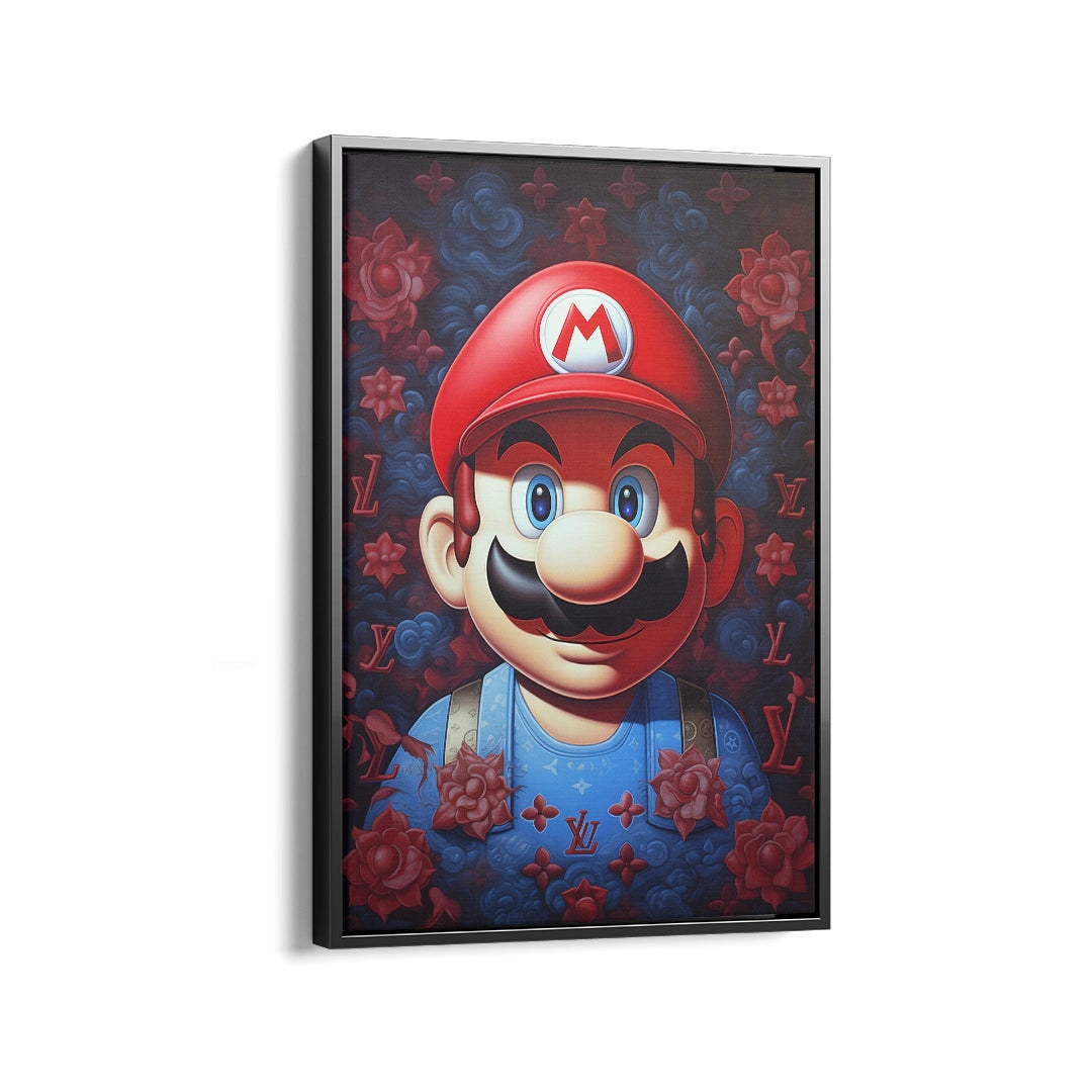 Discover Super Mario Canvas Art, Super Mario Luigi Louis Vuitton Canvas Art, SUPER MARIO VUITTON by Original Greattness™ Canvas Wall Art Print