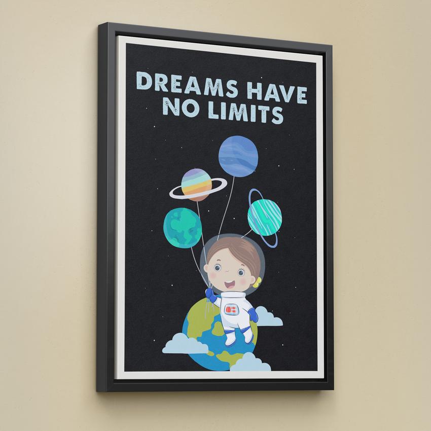 Discover Shop Kids Canvas Wall Art, Kids Space Bundle of 3 Art Pieces, Inspirational Canvas Art, SPACE BUNDLE FOR KIDS by Original Greattness™ Canvas Wall Art Print