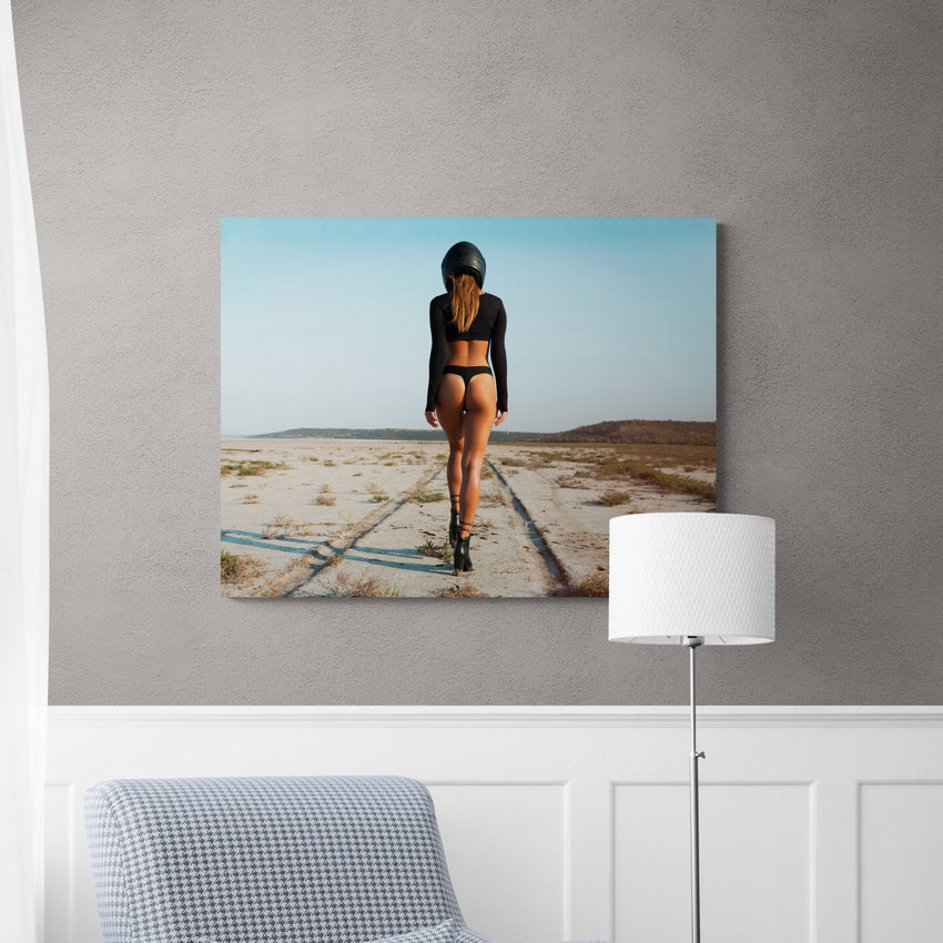 Discover Inspirational Landscape Wall Art, Desert Dreams - Nude Female Form Wall Art, Desert Dreams by Original Greattness™ Canvas Wall Art Print